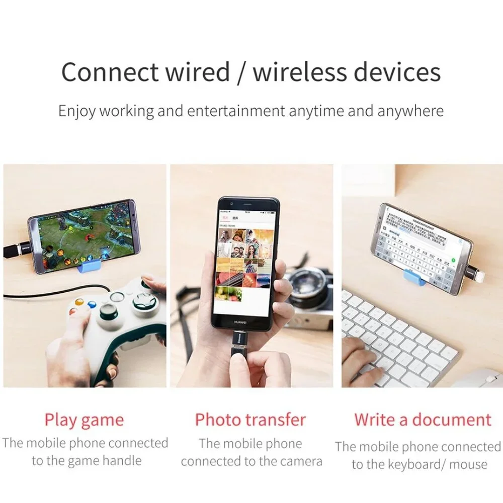 NEW Baseus USB To Type C Adapter USB Connector